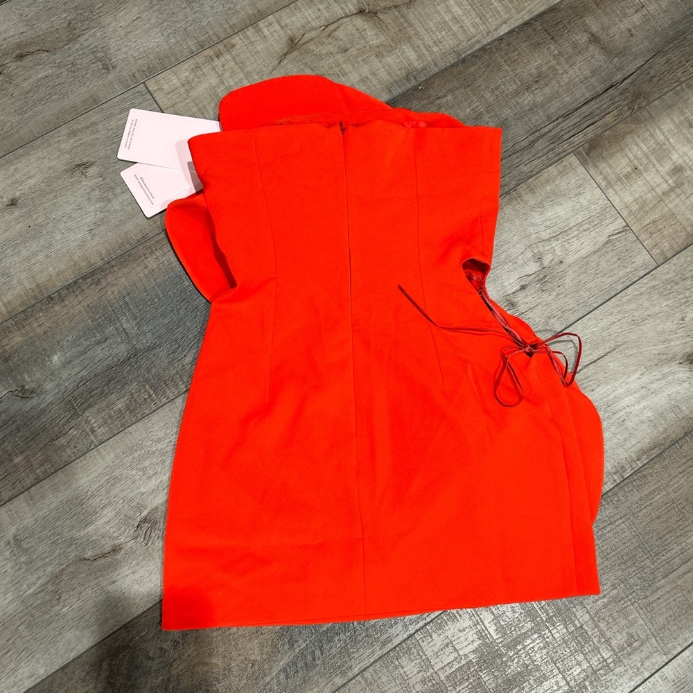 MISCREANTS Rosie red rose mini dress NWT - Picture 7 of 9